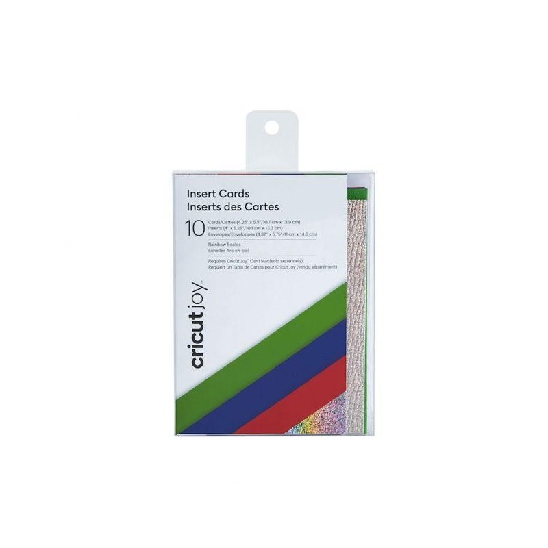10 Tarjetas de Cartulina tamaño A2 Colección Escala Arcoiris Cricut | 2007186