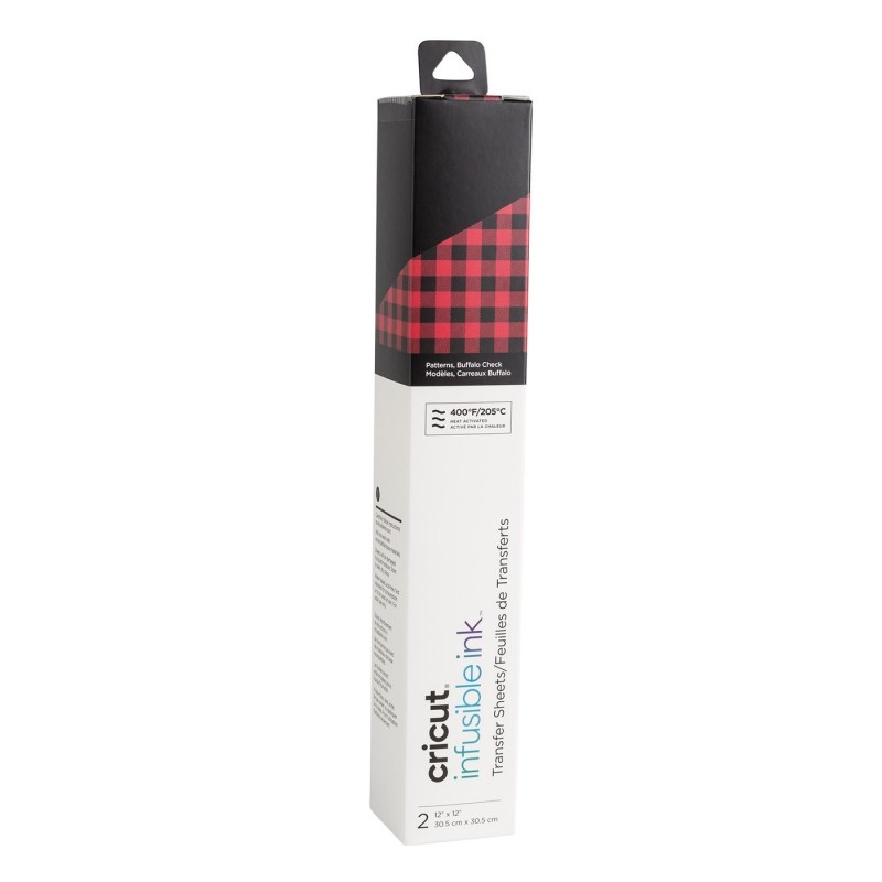 Hojas de tinta infusible Cricut con patrones 12´´ x 12´´ Buffalo Check | 2006778