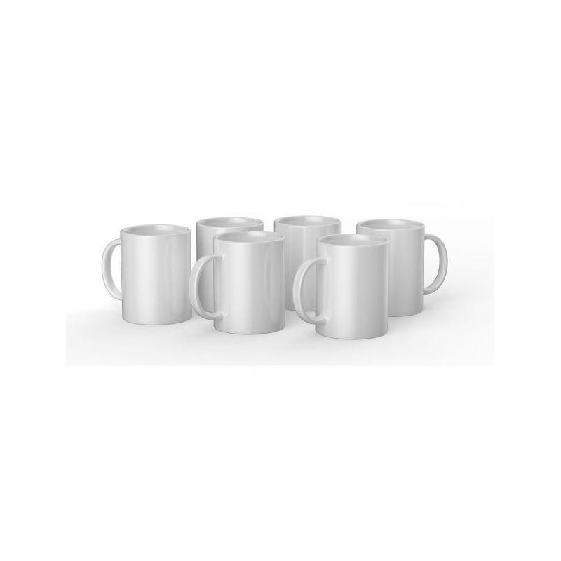 Tazas de cerámica blancas Cricut de 15 oz / 425 ml (6 pz) | 2008944