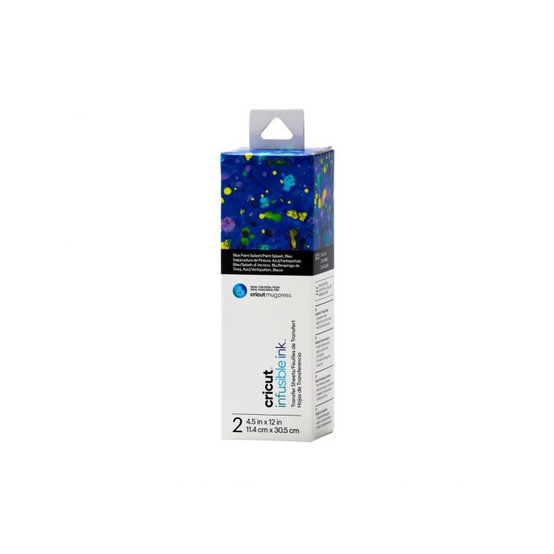 Patrones de hojas de transferencia Infusible Ink 4.5 ´´x 12´´ Azul Splash | 2008891