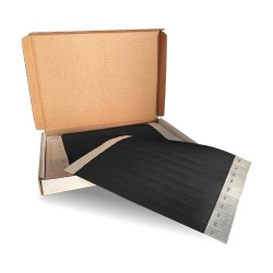 Pulseras de papel Tyvek desechable Negro 3/4´´ x 10´´