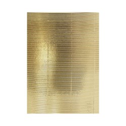 Paquete de papel corrugado metálico