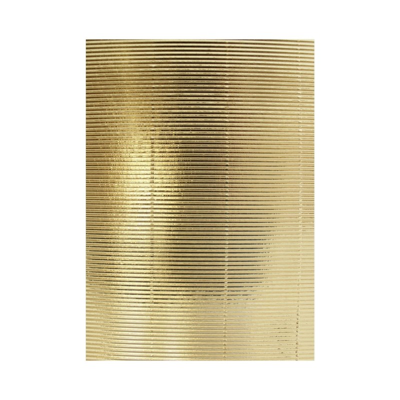 Paquete de papel corrugado metálico