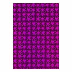 Paquete cartulina holografica rosa corazones 195gr 21x29.7 cm C/10 hojas