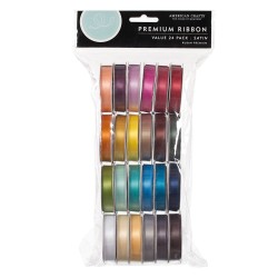 Paquete de listones satin 24 piezas