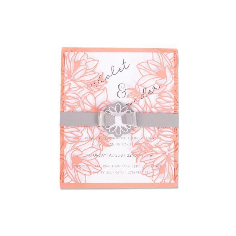 Troquel Delgado Invitacion Wrap Sizzix 7 Piezas | 663692